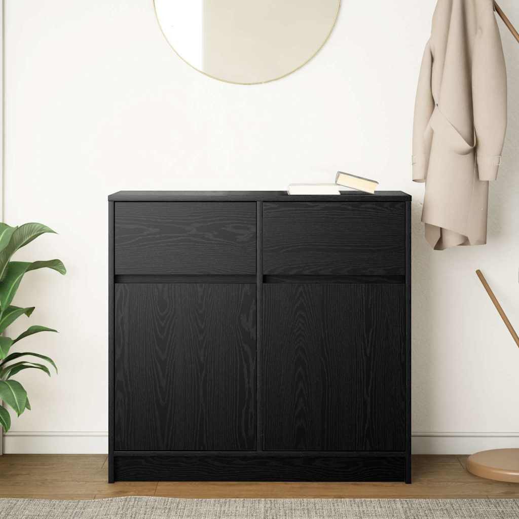 vidaXL Sideboard Sideboard mit Schublade Schwarz günstig online kaufen