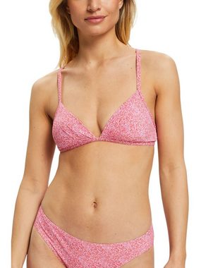 Esprit Triangel-Bikini-Top Wattiertes Bikinitop mit Print