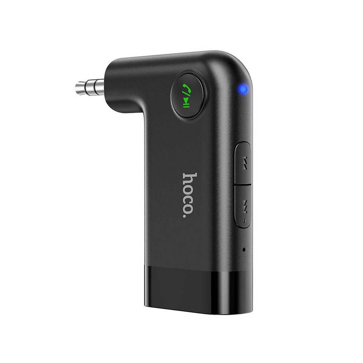 hoco. HOCO AUX Bluetooth Empfänger E53 Klinke 3,5mm Auto Schwarz KFZ-Adapter
