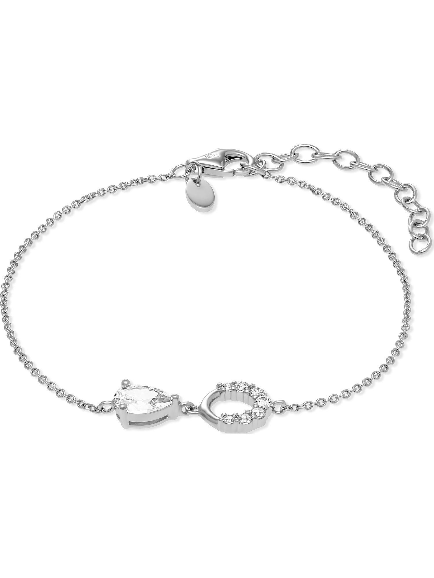 FAVS Silberarmband FAVS Damen-Armband 925er Silber 1 Zirkonia, Klassisch