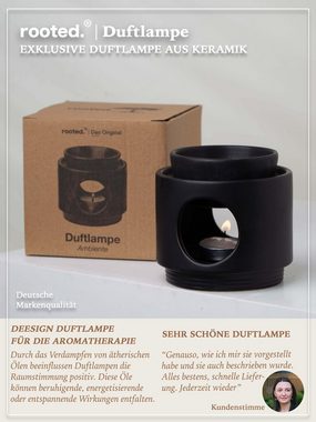 rooted. Duftlampe Design Duftlampe "Ambiente" aus Keramik I Aromalampe, modernes Design
