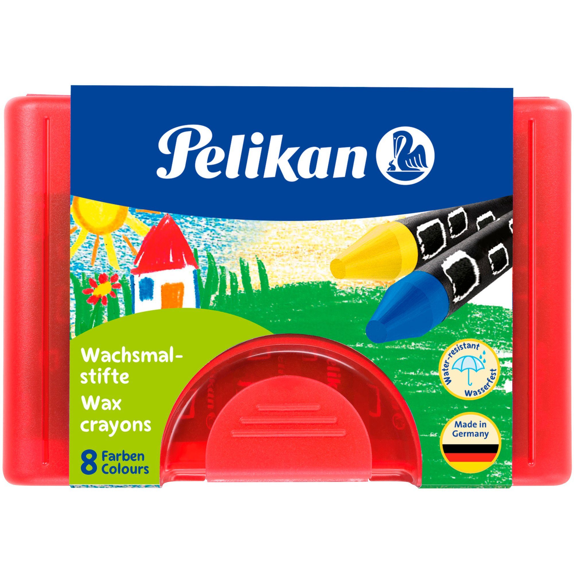 Pelikan WF, Wachsmaler Set Druckkugelschreiber Pelikan 665/8