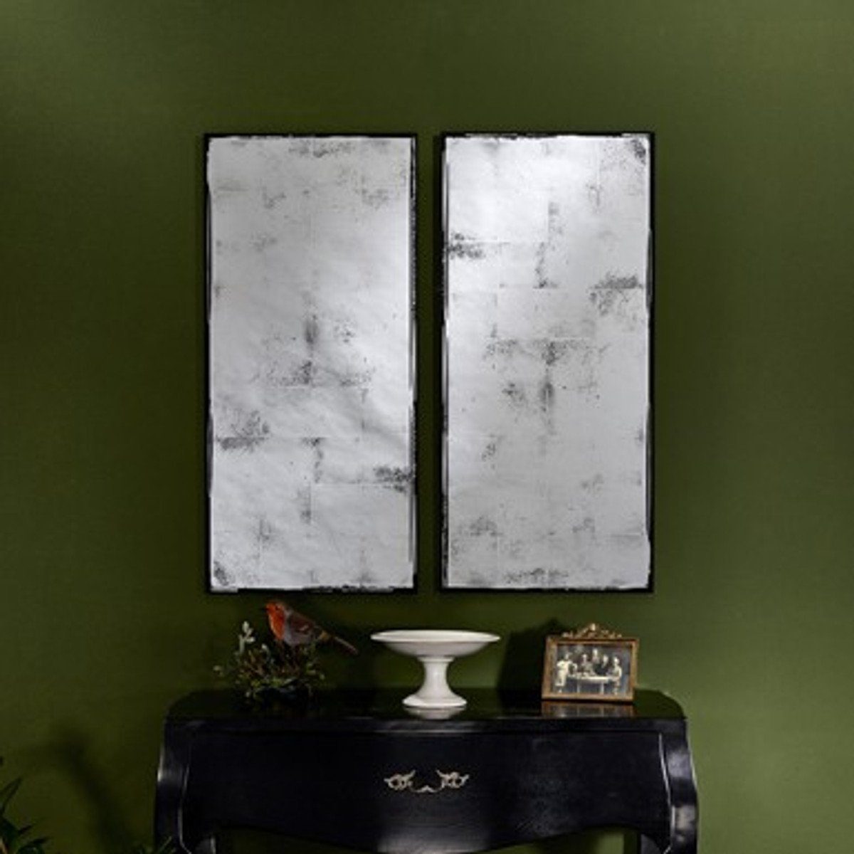39 cm Deco Casa Wandspiegel Vintage 84 x Wandspiegel Padrino Antik Art Stil