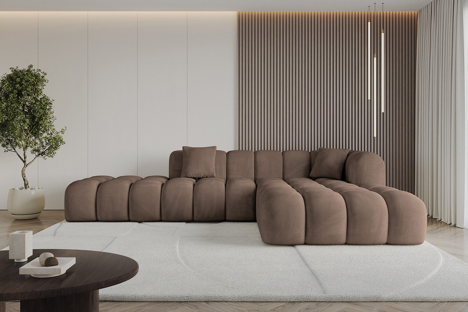 ALTDECOR Ecksofa OLEA-L2, Sofa Praktische Bequeme Funktionsecke Couch L-For günstig online kaufen