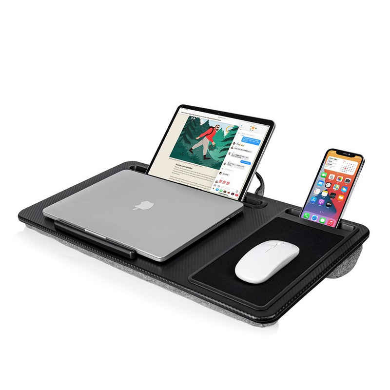 Diida Laptop Tablett Laptop-Pad,Laptop-Ständer,Mit Mauspad und Telefonsteckplatz