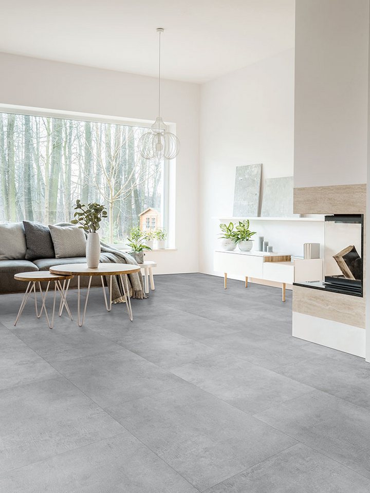 Check Vinylboden SPC Click-Viny - Matt Fliese XL 830x470 mm -Marmor- Steinoptik, World of SPC Klick-Vinylboden, Packung, In 1 Packung: 6 Paneele - 2,341m², 1 Packung: 6 Stück, 2,341 m², Check one