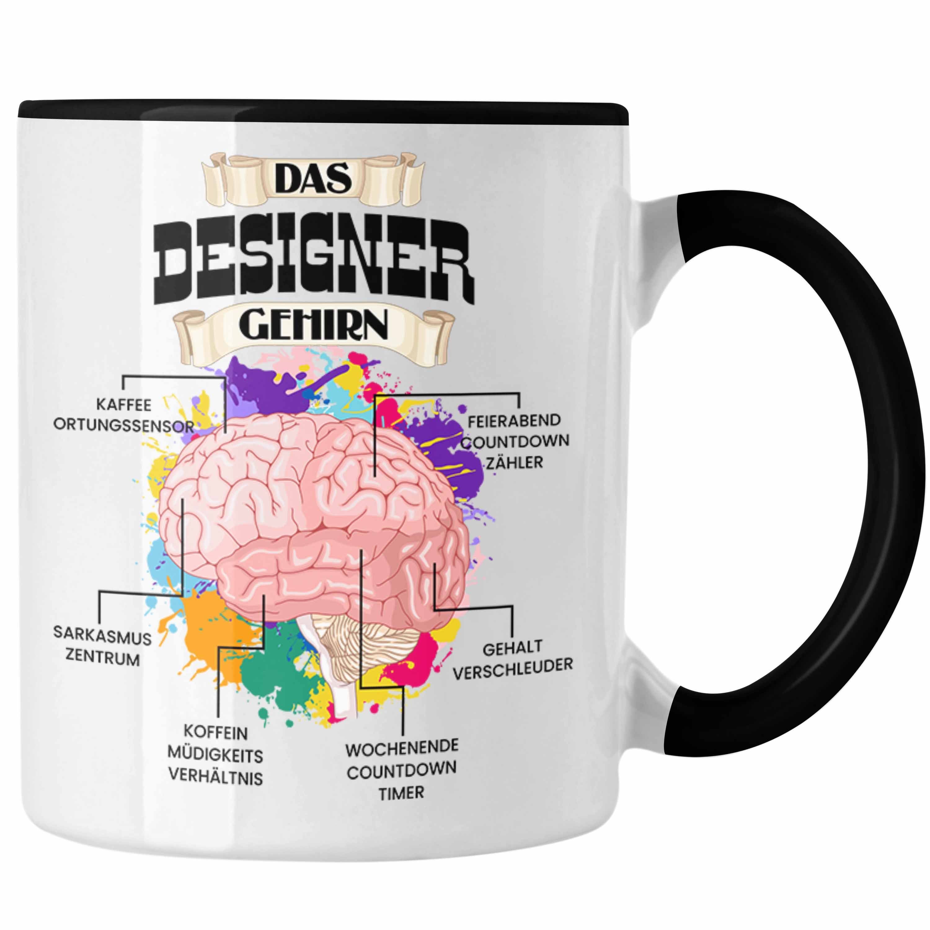 Trendation Tasse Trendation - Designer Tasse Lustiges Geschenk für Designerin Spruch Be Schwarz