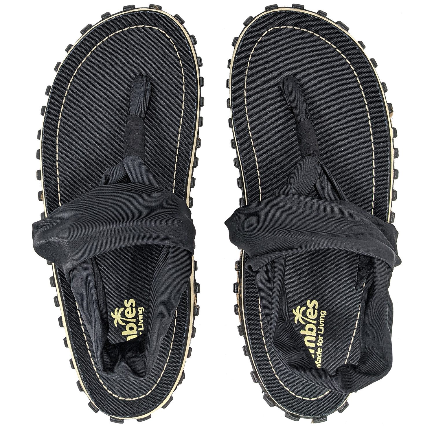 Gumbies Slingback in Only Black Riemchensandalette aus recycelten Materialien hergestellt, stabile Gummisole