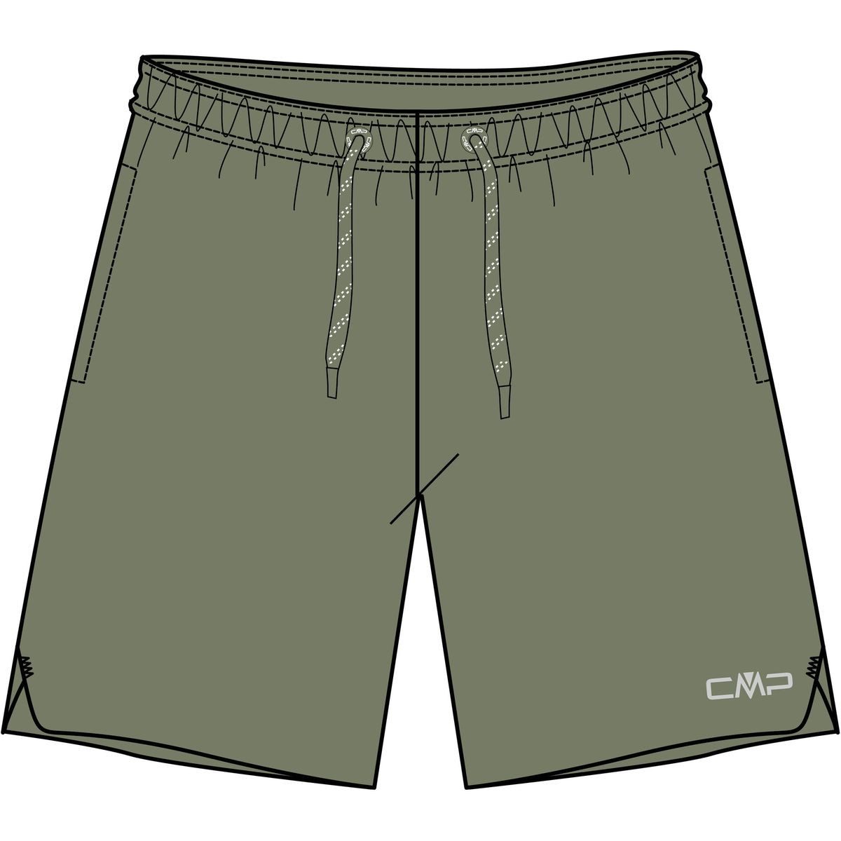 CMP Funktionsshorts Woman Bermuda Funktionale und komfortable Bermudashorts für Damen, ideal für