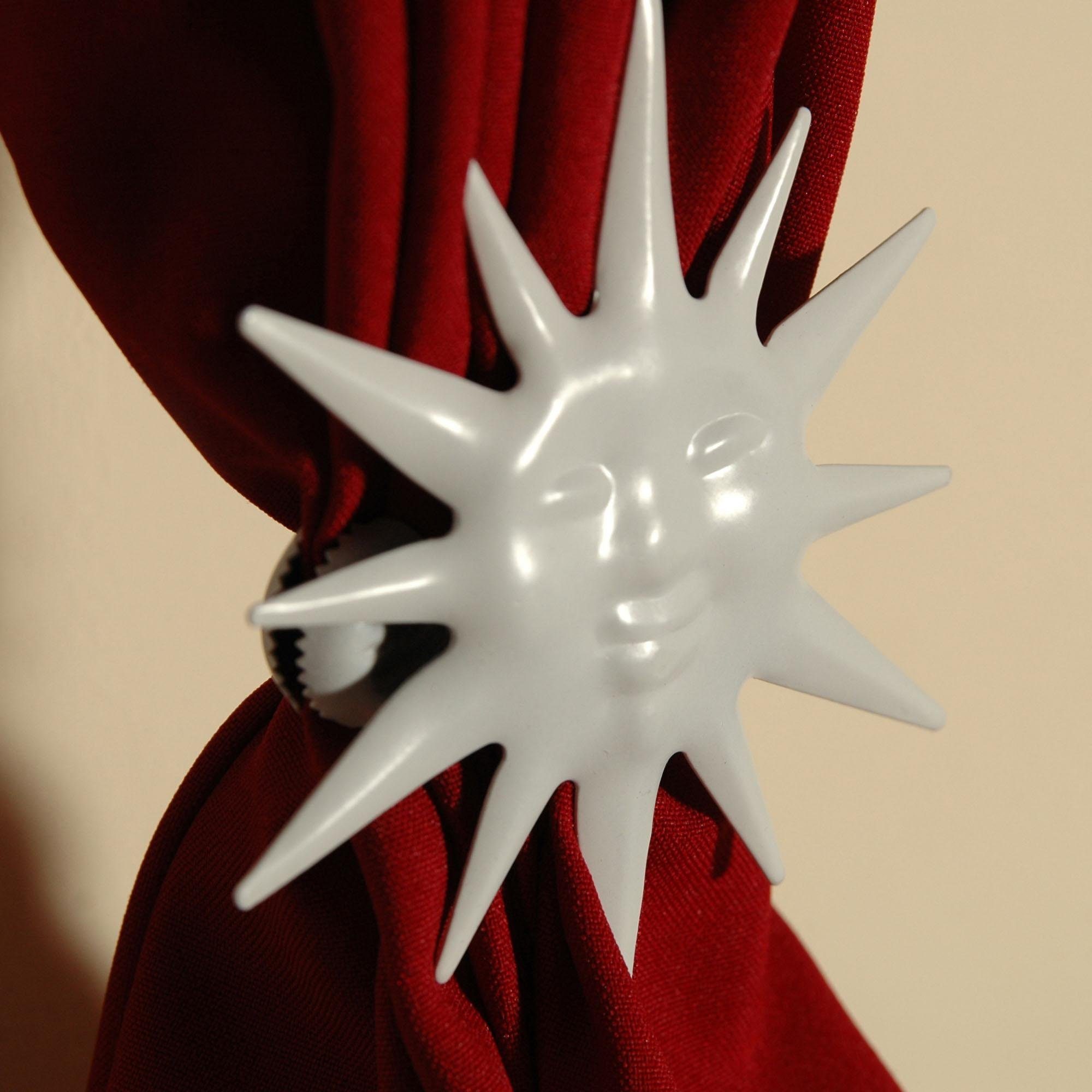 Liedeco Dekoklammer Sonne, Gardinen, Vorhänge, (Packung, günstig online kaufen