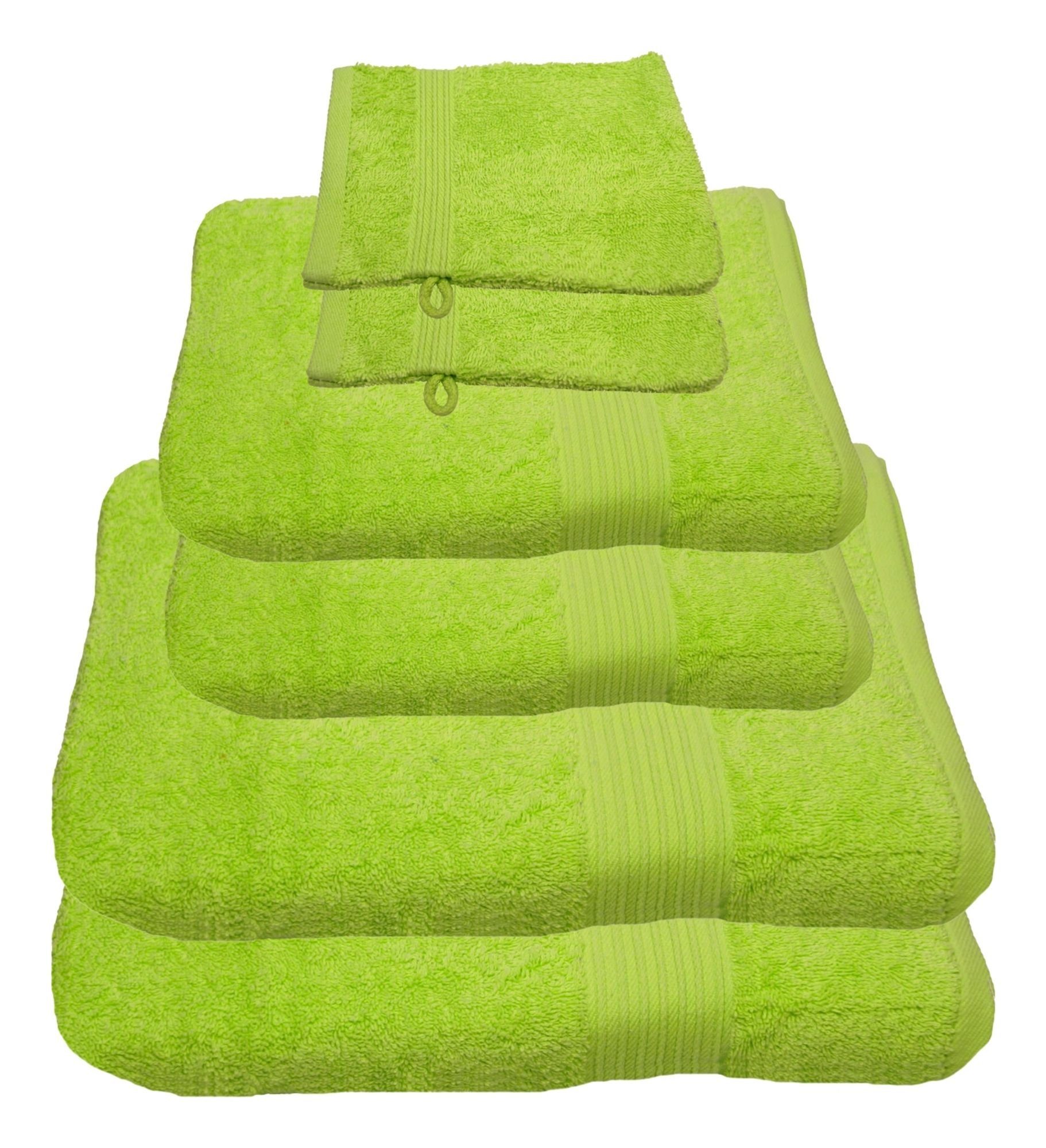 Julie Julsen Handtücher 6-Handtücher-Limette, Baumwolle (6-St) günstig online kaufen
