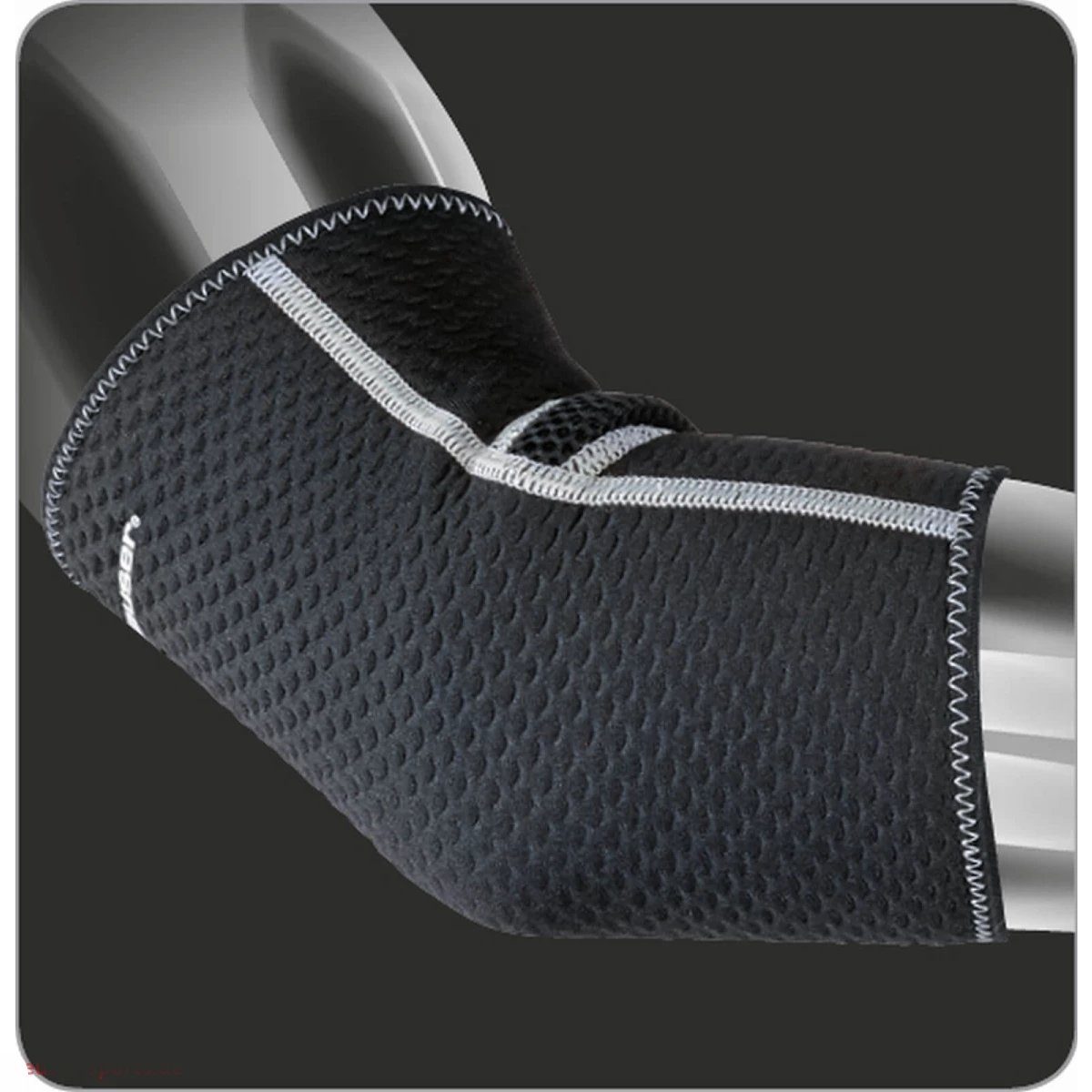 Anatomische XL, - S Ellbogenbandage stützt Polster Ellenbogenschutz ohne und Neopren Ellbogen, Deuser Kompression Deuser-Sports Form, schützt