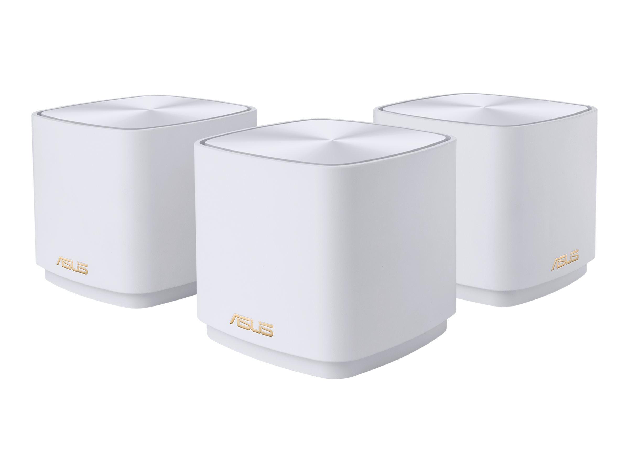 Asus ASUS ZenWiFi XD4 Plus WiFi 6 Mesh System 3er-Pack Weiß AX1800 Dual-Ban DSL-Router