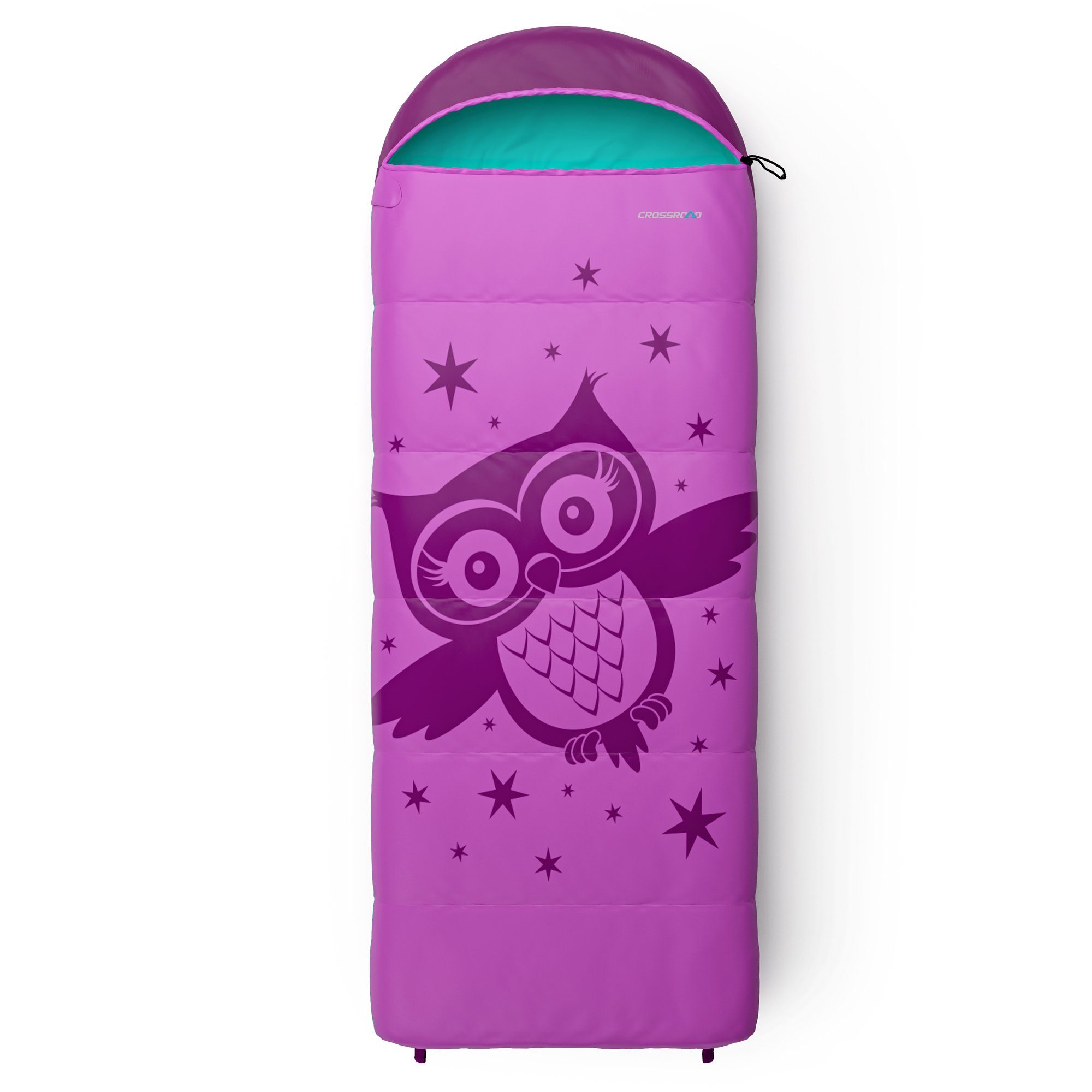 Crossroad Mumienschlafsack Crossroad Akutan Deckenschlafsack Mädchen Schlafsack pink EULE