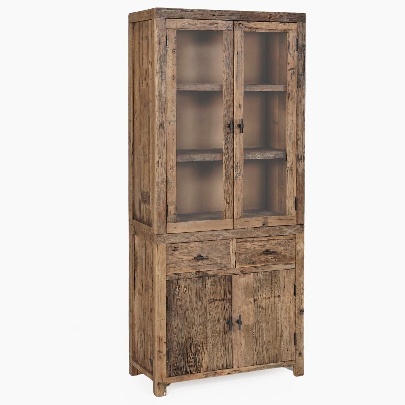 baario Vitrine Vitrine DRVO Altholz Buffet massiv recycelt Treibholz Landhaus Design