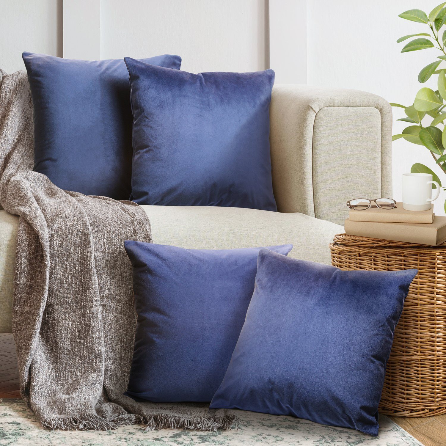 Cozyor Kissenbezug Samt Kissenhülle in diversen günstig online kaufen