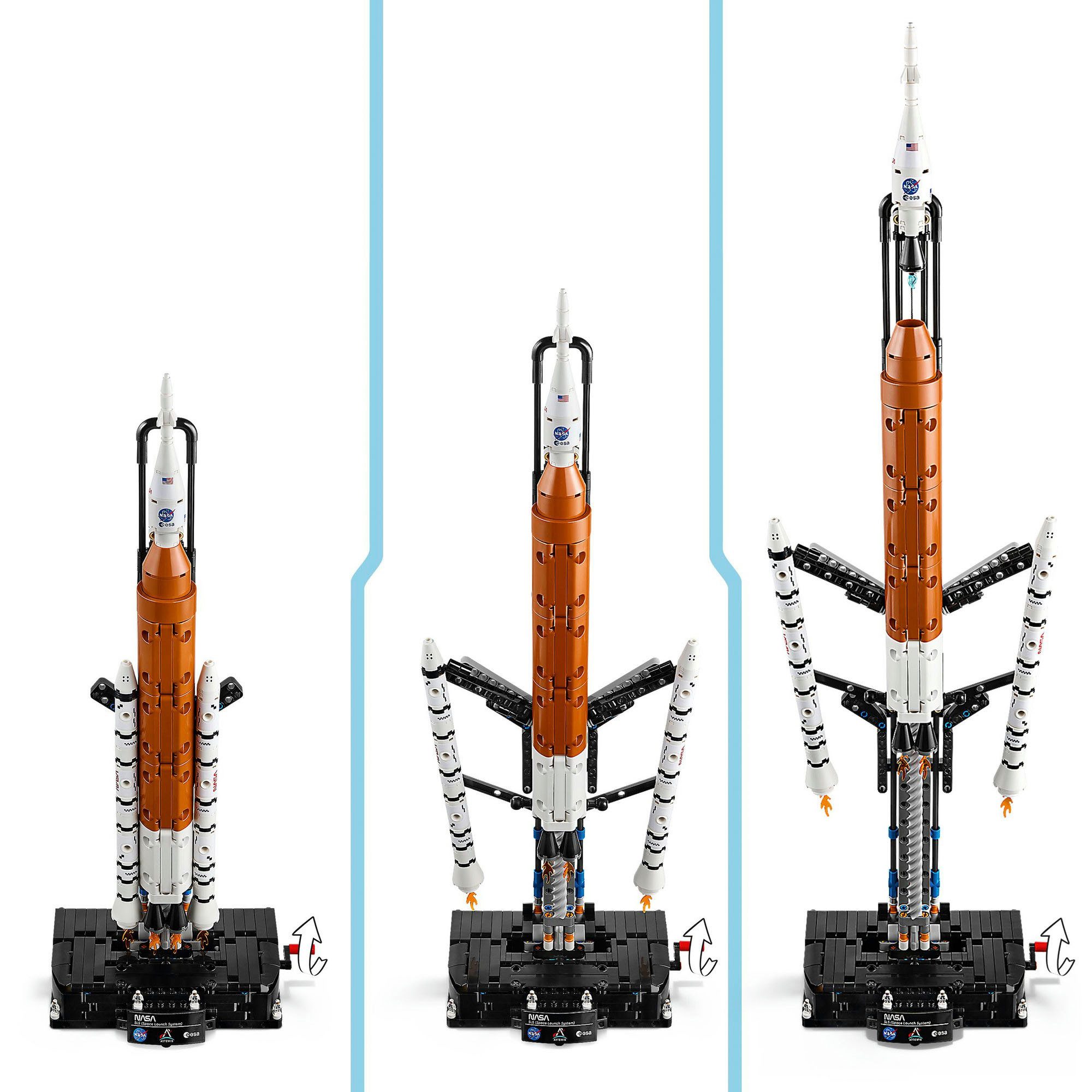 LEGO® NASA Artemis SLS-Schwerlastrakete (42221), LEGO Technic Konstruktionsspielsteine, (632 St), Made in Europe – Bild 4 von 5