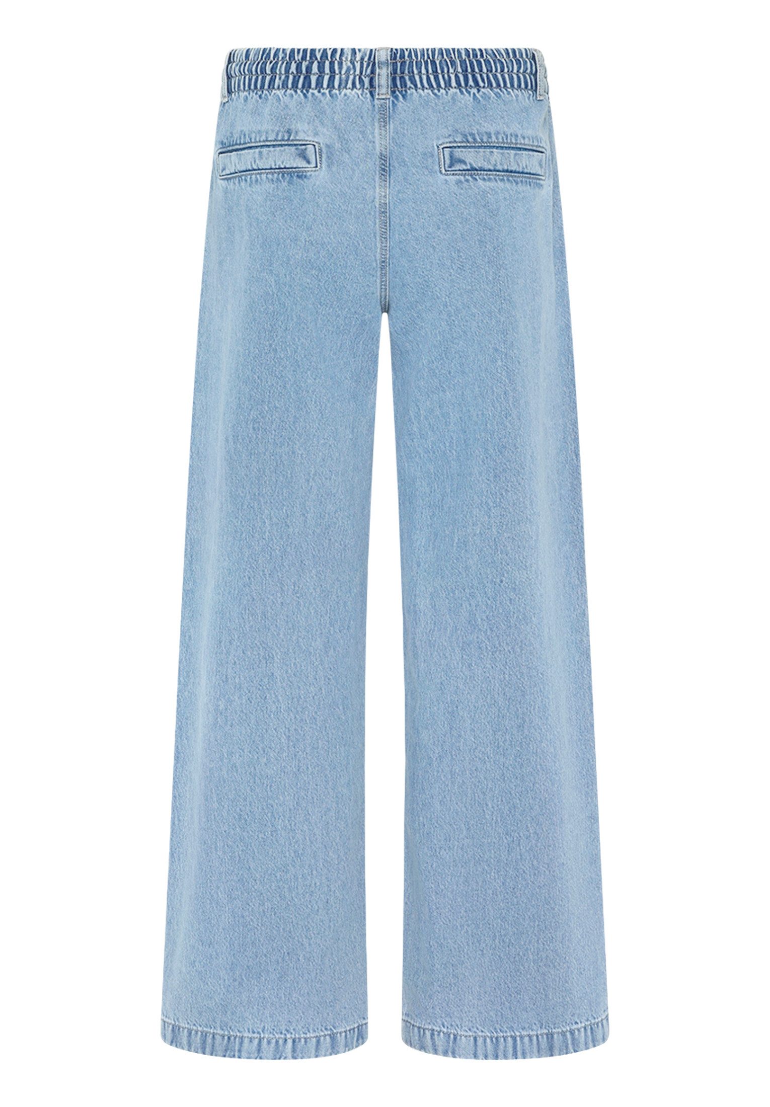 Cartoon Slim-fit-Jeans Damen mit weitem Bein