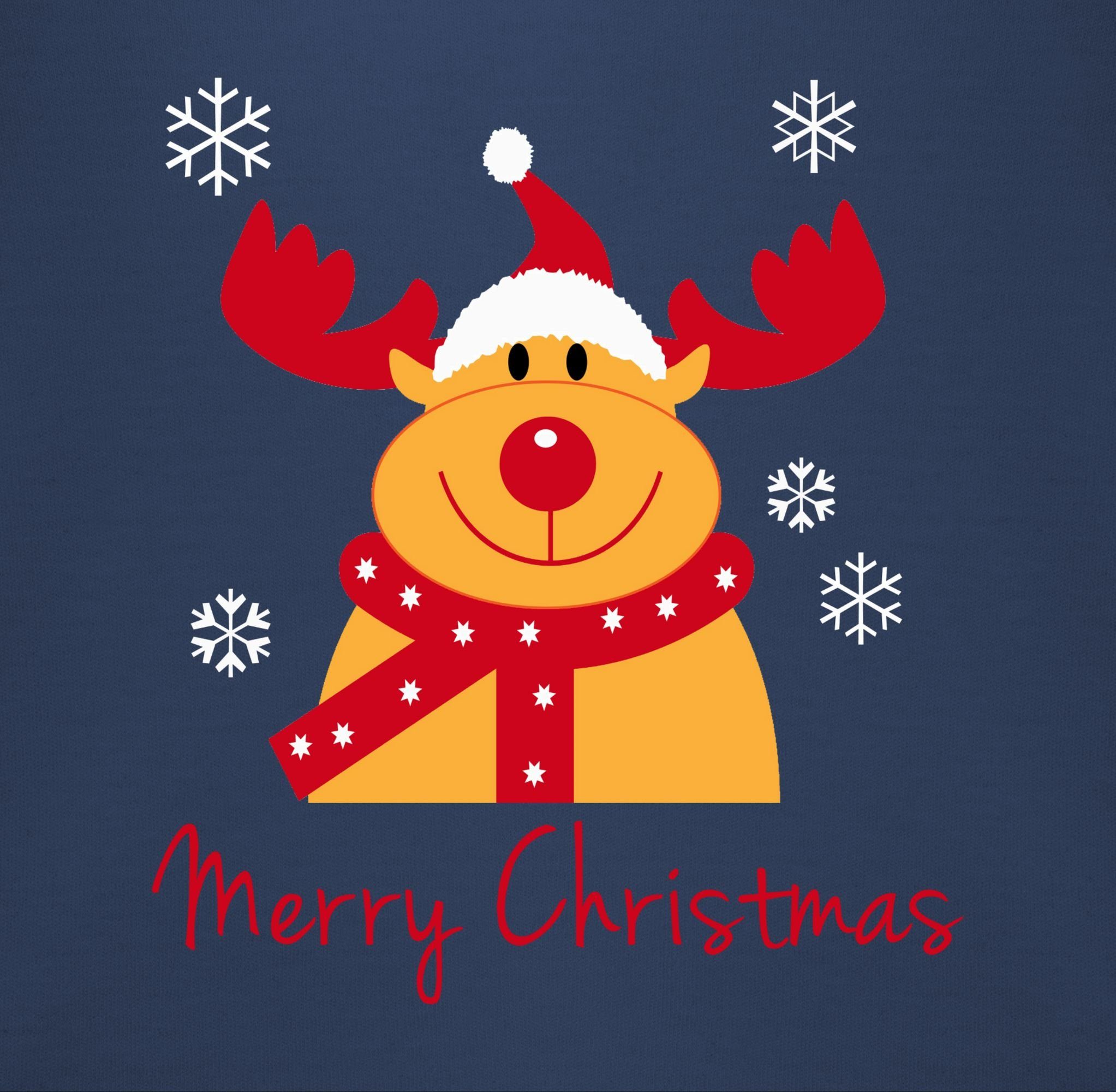 Shirtracer Sweatshirt Merry Christmas Rentier Weihnachten Kleidung Baby