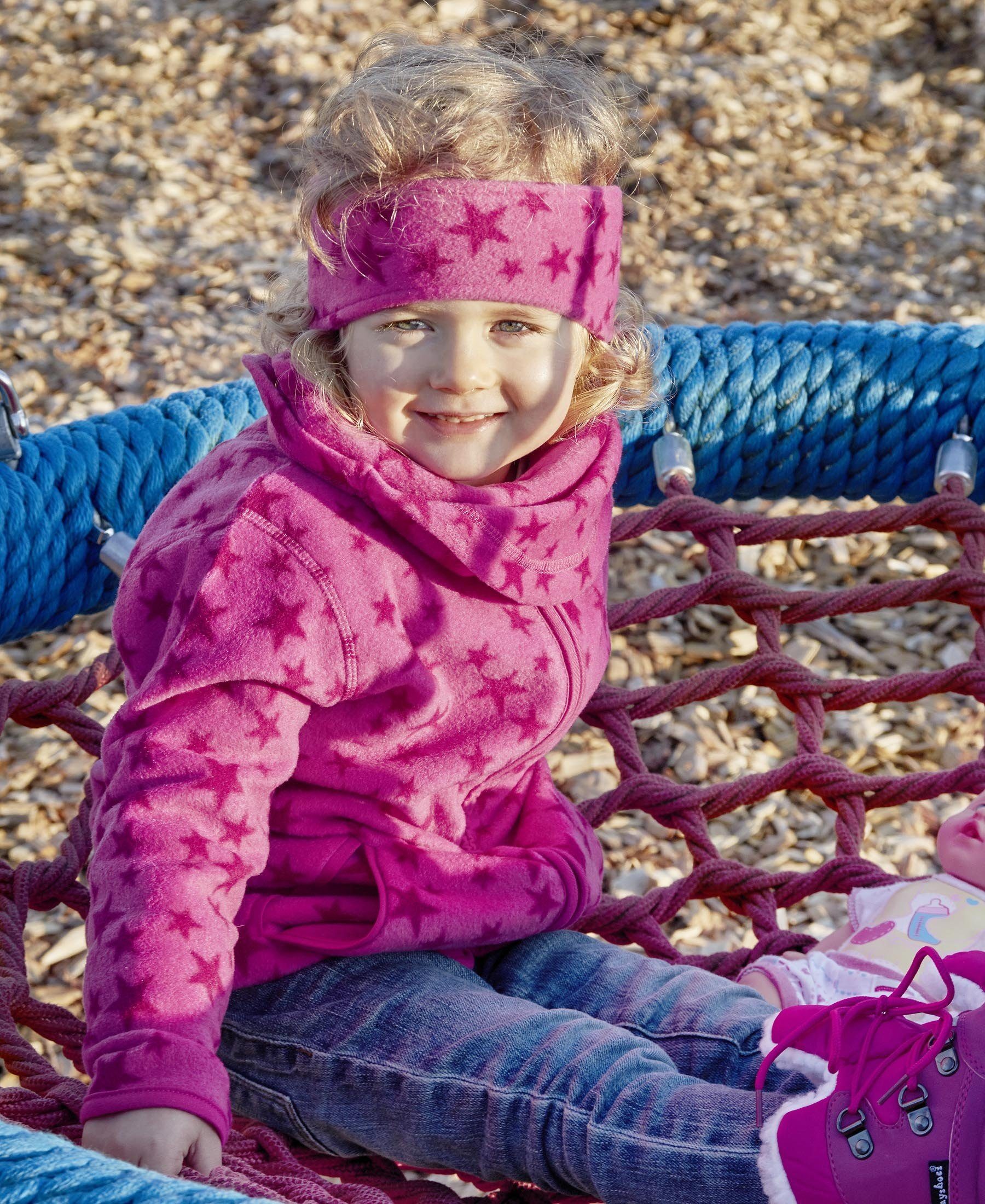 Playshoes Fleecejacke Fleece-Jacke Sterne – Bild 4 von 5