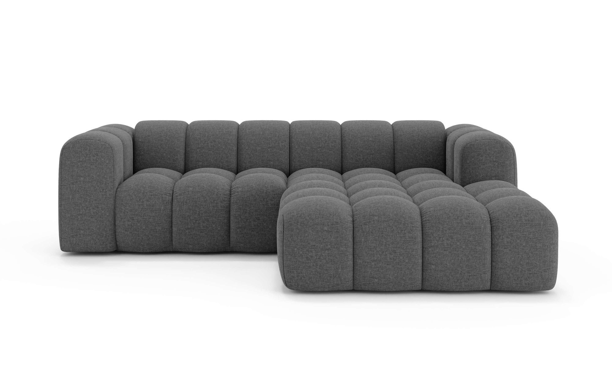 OTTO home Ecksofa KALLIE Design-Sofa mit Wellenunterfederung, Bubble-Optik, günstig online kaufen