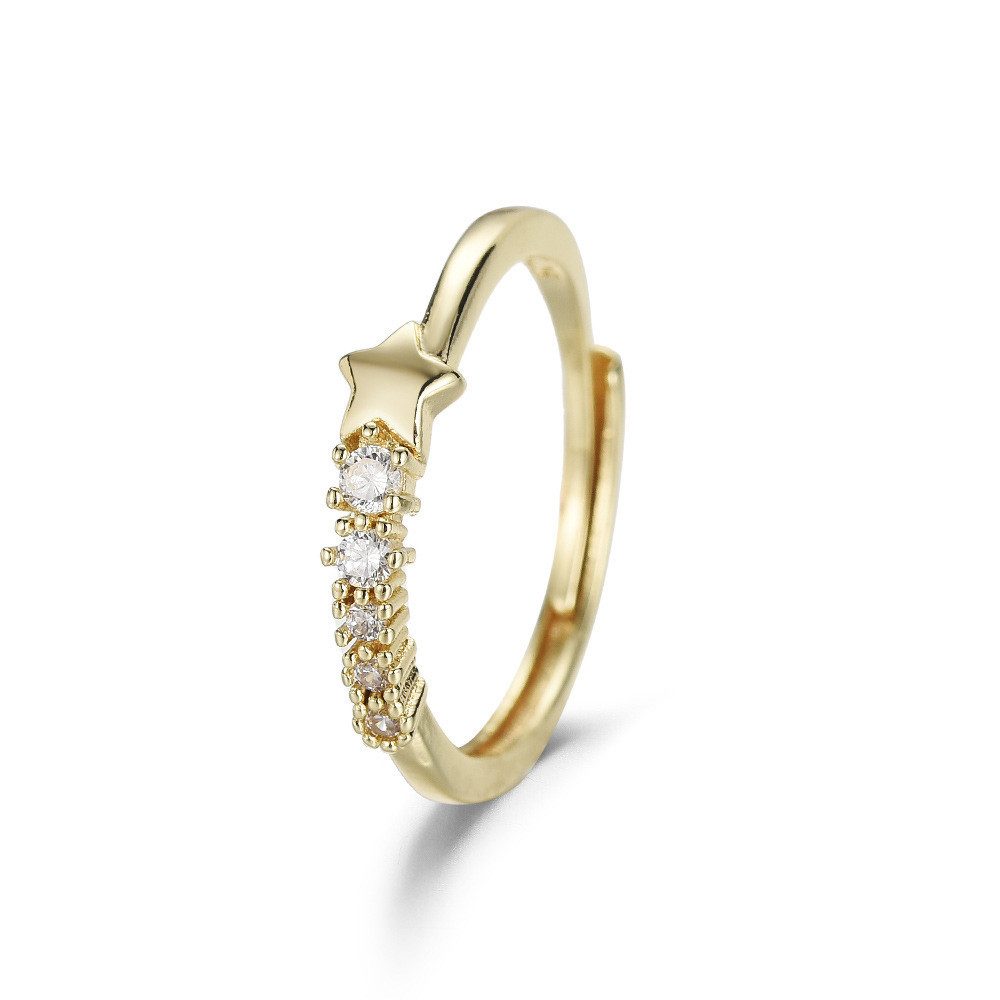 The Beauty House Fingerring Damen Ring mit Stern und Zirkonia günstig online kaufen