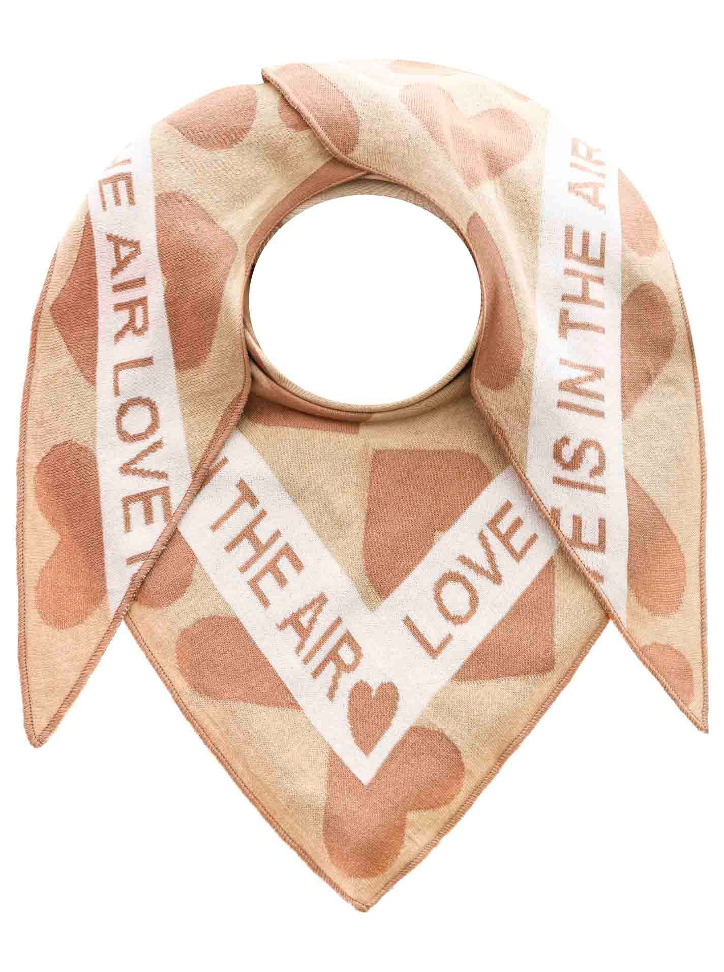 Zwillingsherz Dreieckstuch "Herz an Herz", mit Muster günstig online kaufen