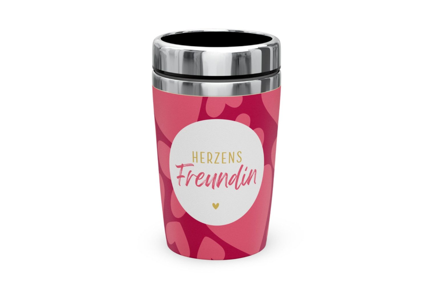 La Vida Geschenk für Dich Coffee-to-go-Becher La Vida Coffee-to-go-Becher, Serie Mädels, Edelstahl