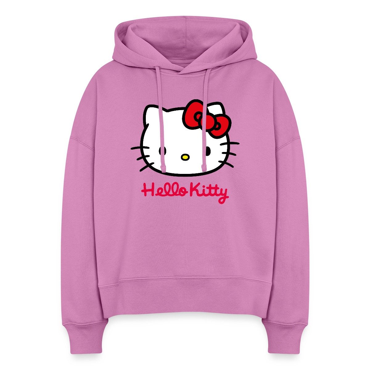 Spreadshirt Hoodie Hello Kitty Klassisch Mit Schriftzug Frauen Boxy Organic günstig online kaufen