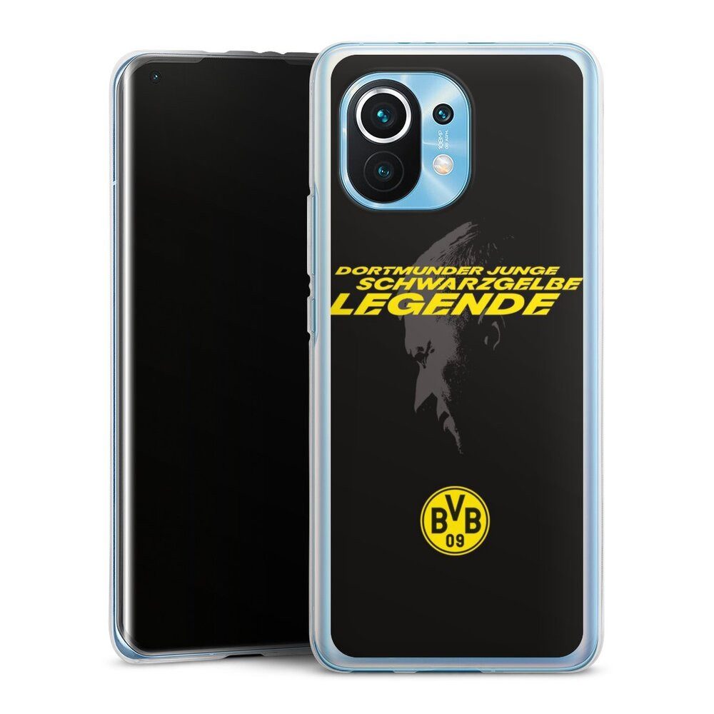 DeinDesign Handyhülle Marco Reus Borussia Dortmund BVB Danke Marco Schwarzgelbe Legende, Xiaomi Mi 11 Silikon Hülle Bumper Case Handy Schutzhülle