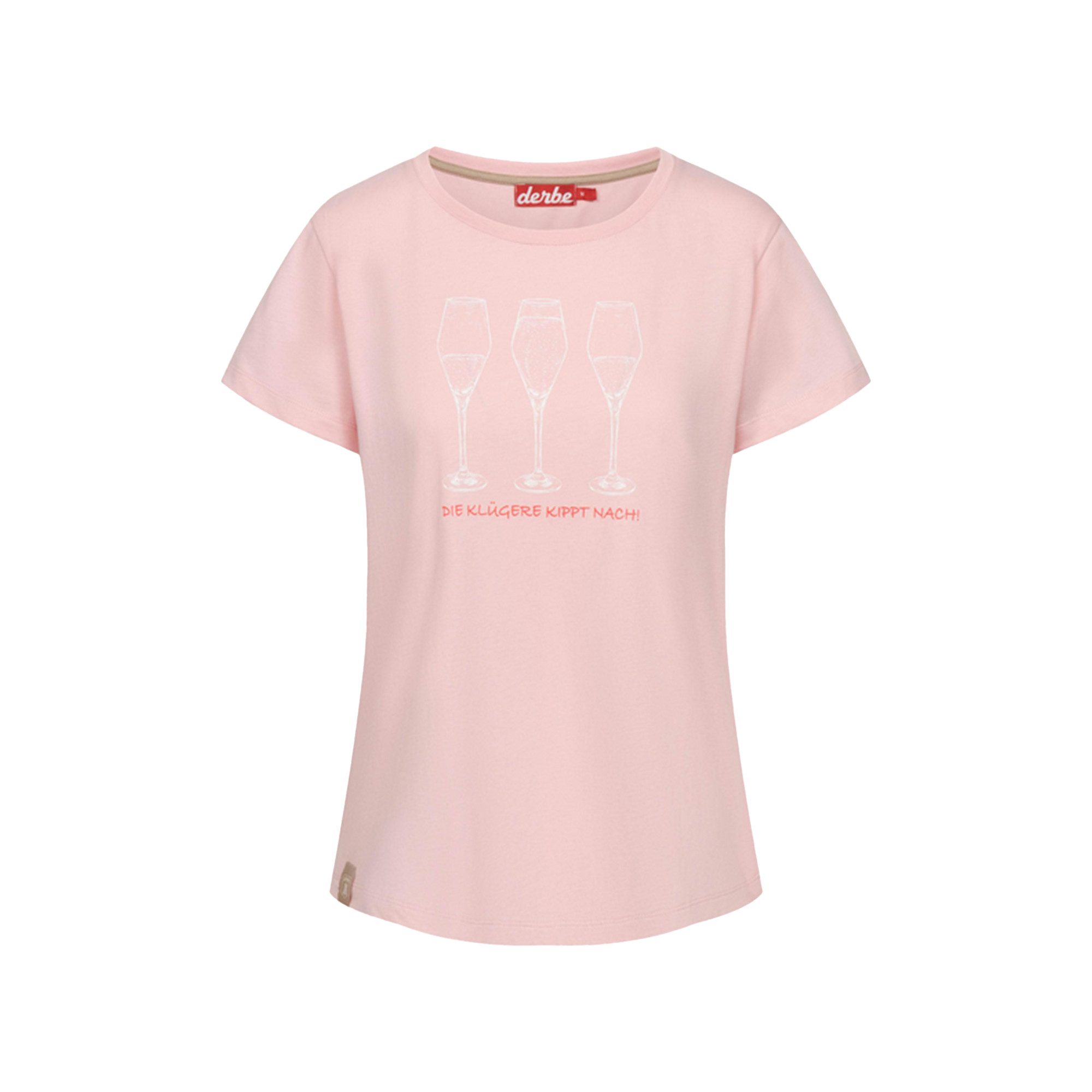 Derbe T-Shirt Die Klügere kippt nach!