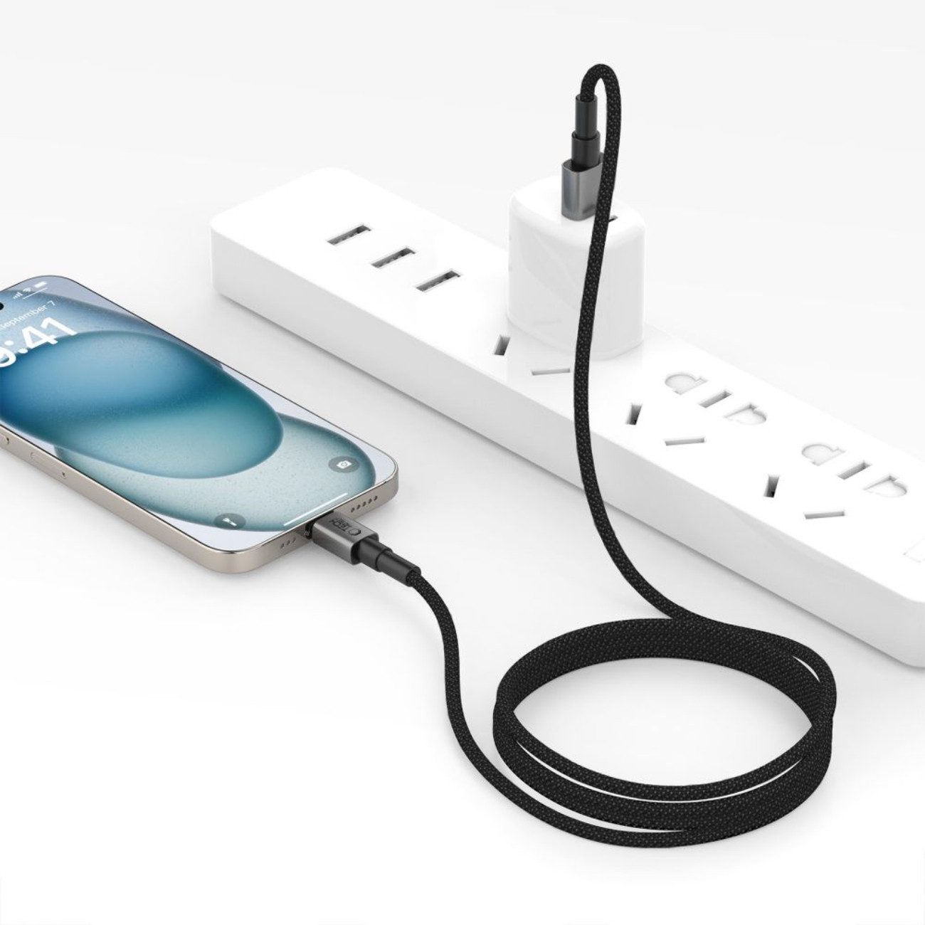 TECH PROTECT UltraBoost USB-Kabel, USB-A, USB-C, Kompaktes 25 cm-Kabel mit Schnellladefunktion