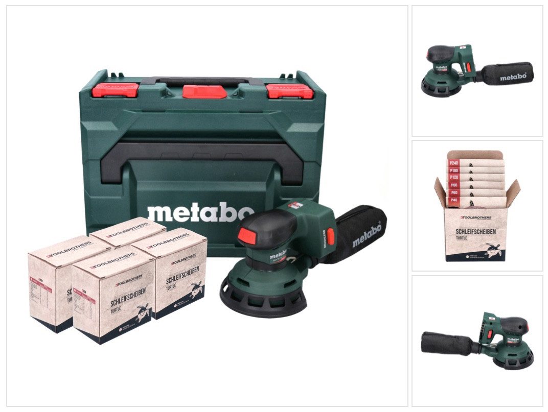 metabo Akku-Exzenterschleifer SXA 18 LTX 125 BL Akku Exzenterschleifer 18 V 125 mm (600146840) Br
