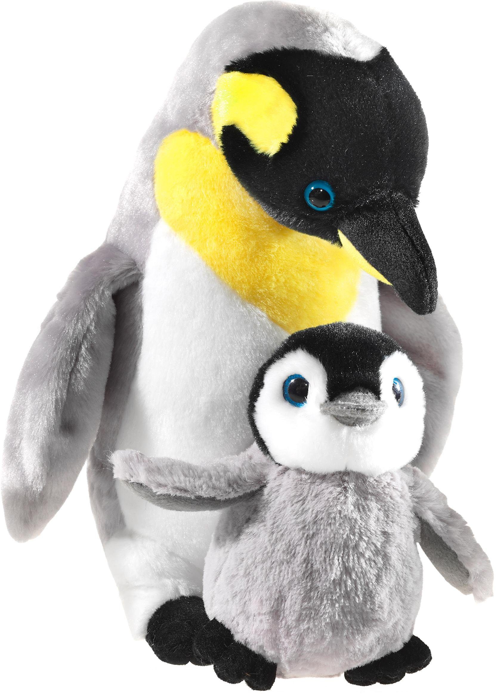 Kuscheltier Pinguin mit Baby