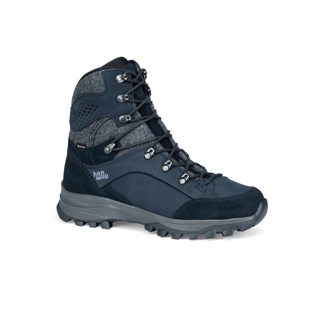 Hanwag Banks Winter Lady GTX - Damen Winter-Wanderschuh - Navy/Asphalt Winterstiefel