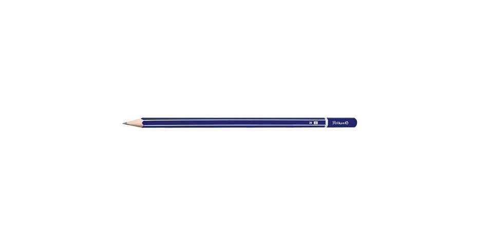 Pelikan Bleistift Pelikan Bleistift 2B, Sechskant, Blau, 1 Stück | Druckbleistifte