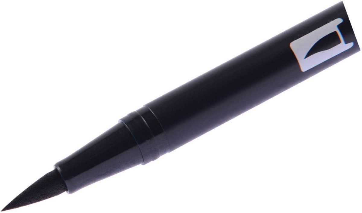 TOMBOW Filzstift Dual-Fasermaler ABT mit Rundspitze/Pinselspitze lamp black (6 Stück)