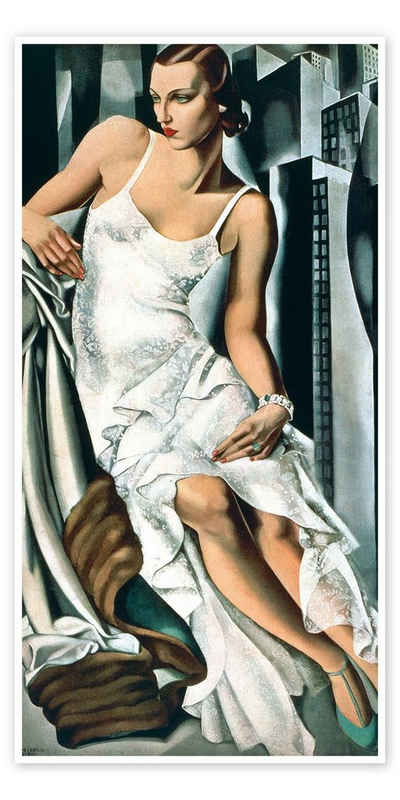 Posterlounge Poster Tamara de Lempicka, Porträt von Madame Allan Bott, Flur Malerei
