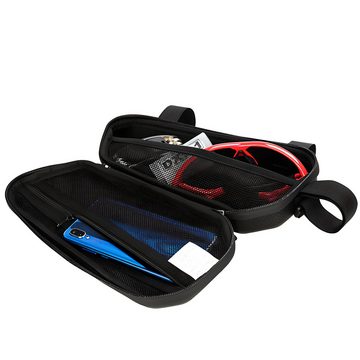 Retoo Fahrradtasche Fahrradtasche Reisetasche Wasserdicht Packtaschen Rennrad Werkzeug (Set, Fahrradtasche unter dem Sattel montiert), Tasche unter dem Kofferraum, Universell