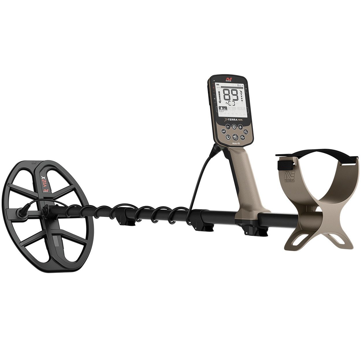 Minelab Metalldetektor X-Terra Elite Expeditionspack, MultiIQ-Multifrequenz, 6 Suchprogramme