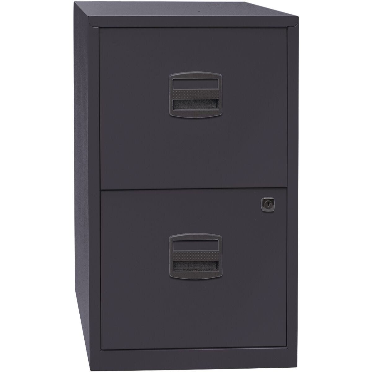Bisley Home Hängeregisterschrank PFA aus Stahl, ohne Sockel, A4