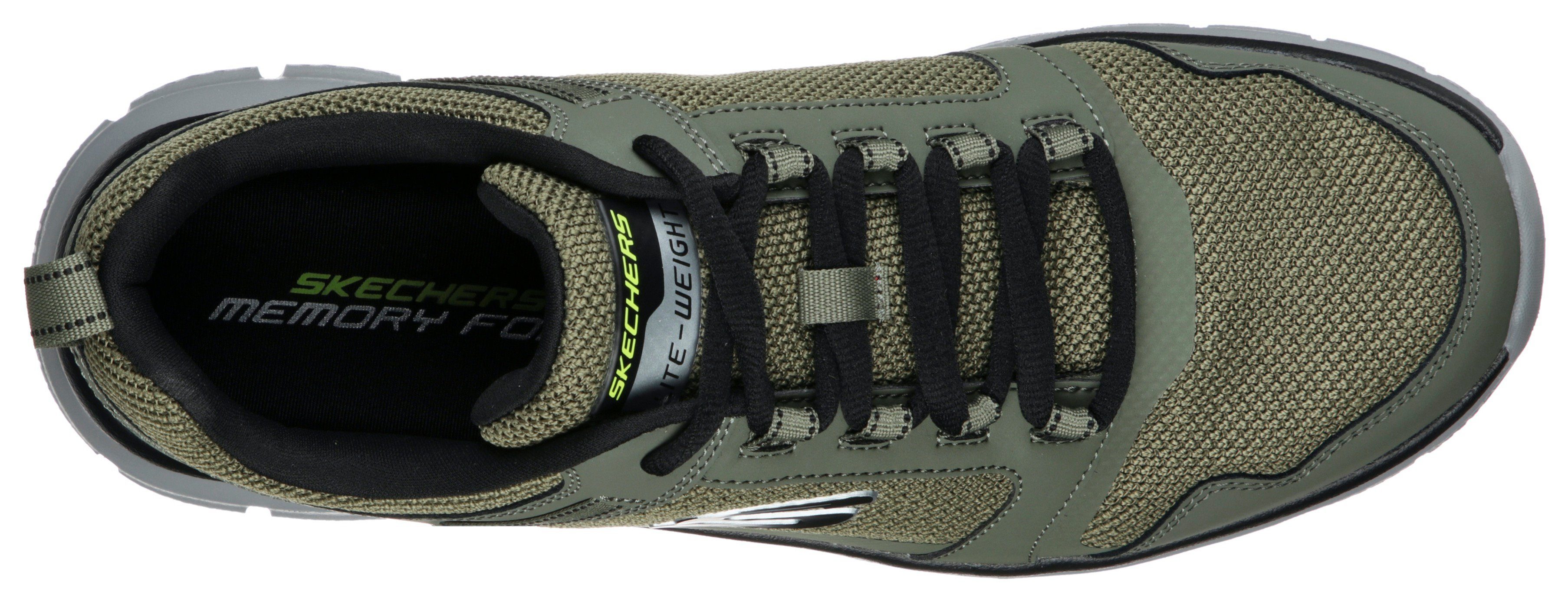 Innensohle olivgrün Skechers TRACK-KNOCKHILL Sneaker mit gepolsterter