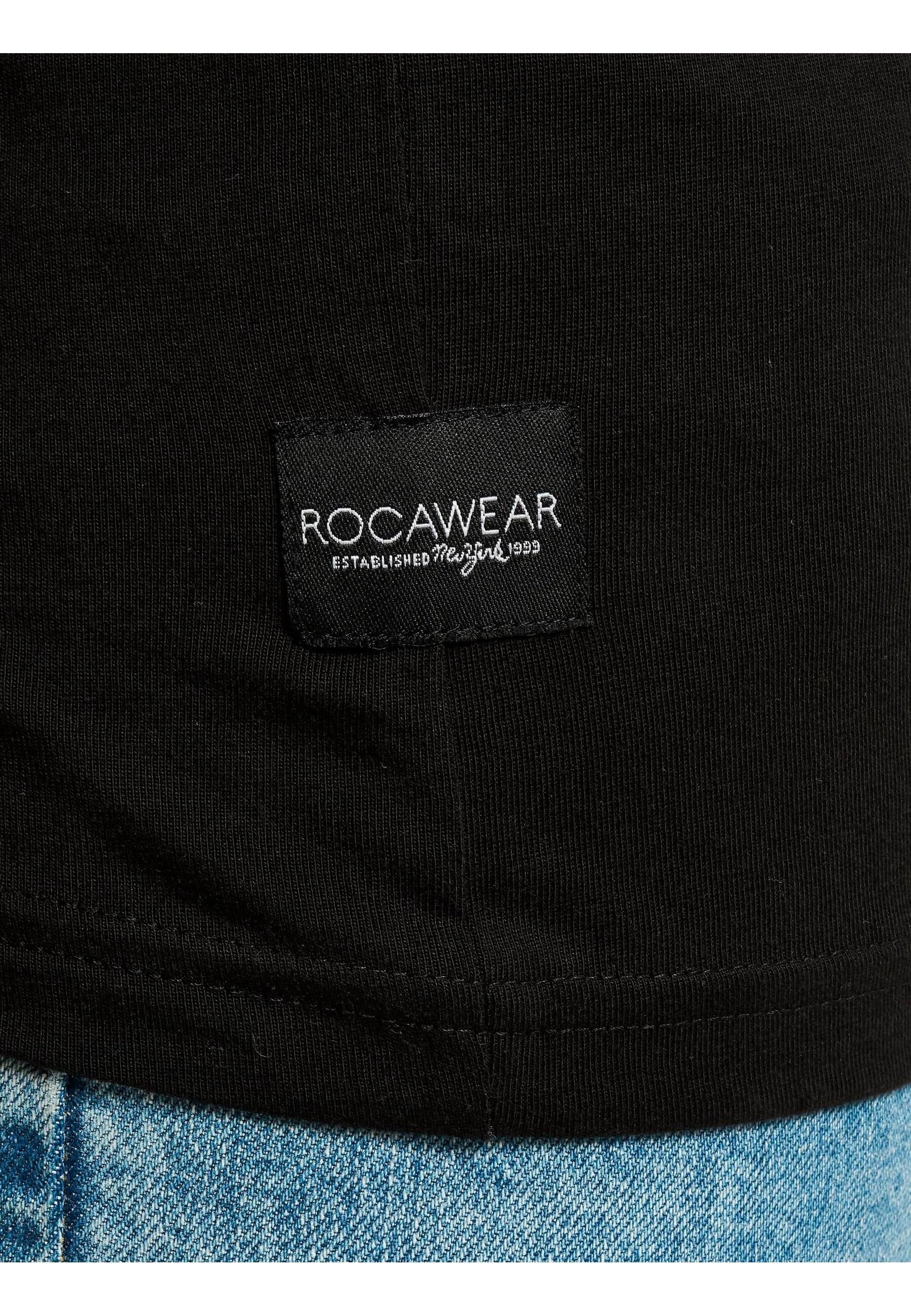 Rocawear Kurzarmshirt Herren Rocawear NY T-Shirt black/lime 1999 (1-tlg)