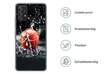 MuchoWow Handyhülle Tomate - Gemüse - Stilleben - Wasser - Rot, Phone Case, Handyhülle Samsung Galaxy A53, Silikon, Schutzhülle