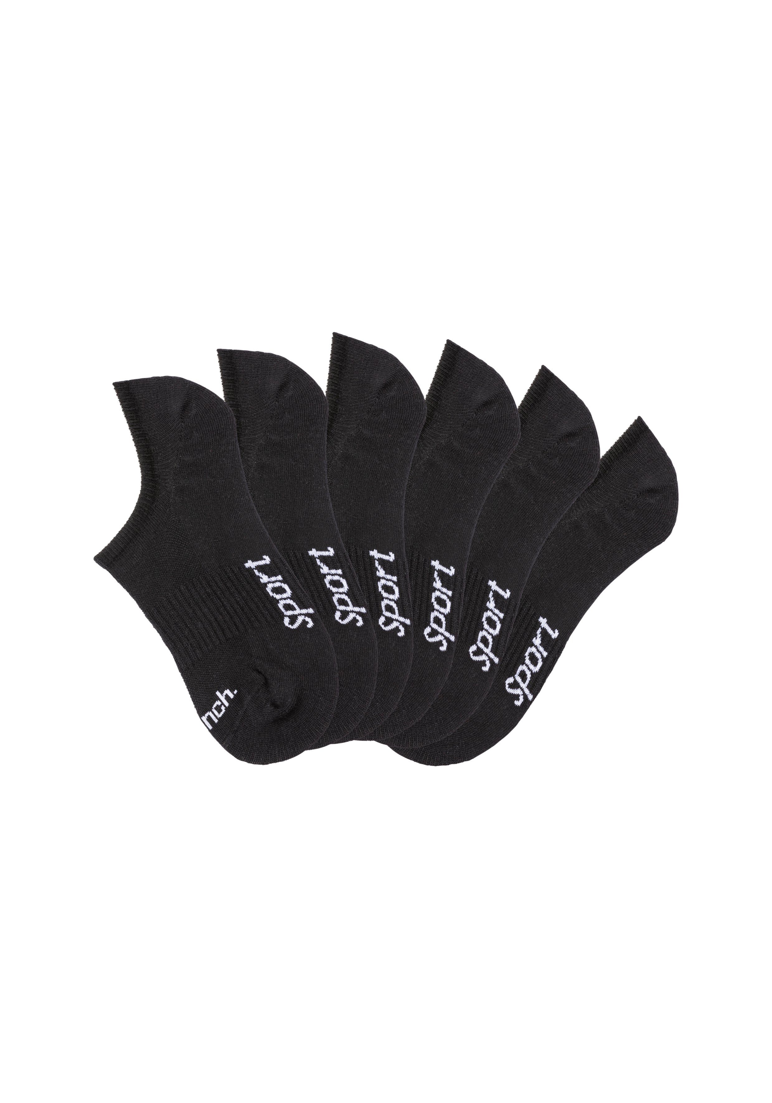 Bench. Sneakersocken (Packung, 6-Paar) nicht sichtbar in Sneakern