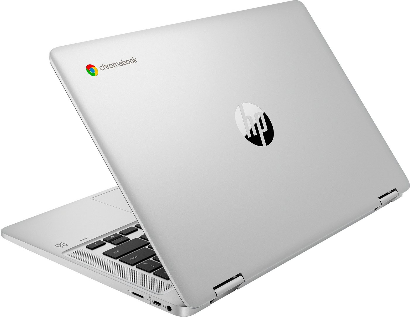 HP Chromebook x360 14b-cb0021ng Chromebook (35,6 cm/14 Zoll, Intel Celeron N4500, UHD Graphics, 64 GB SSD)