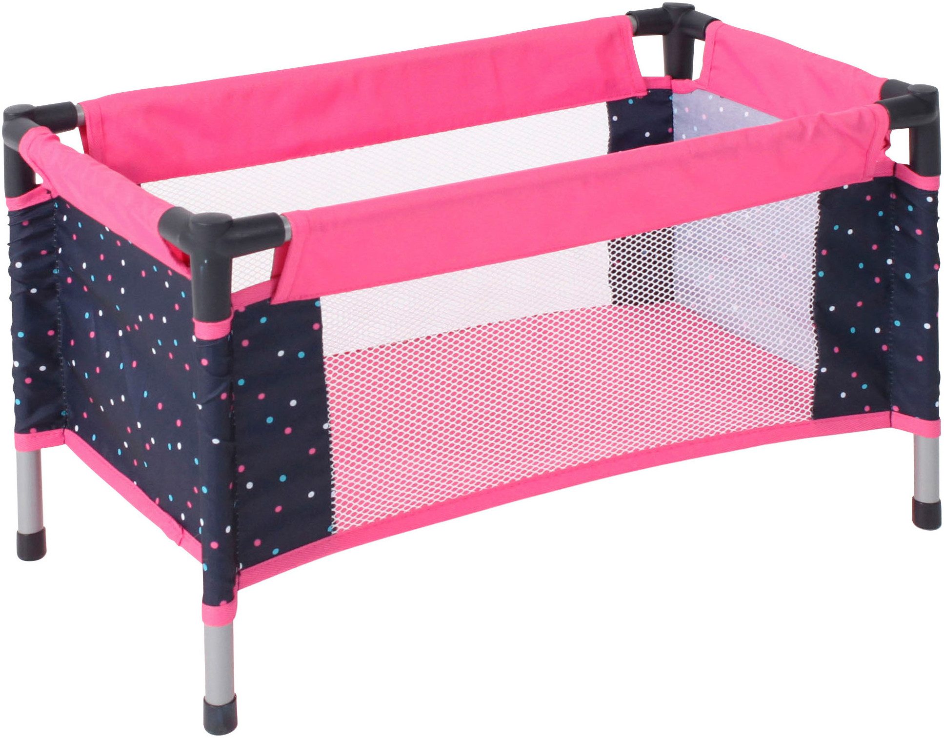 CHIC2000 Puppenbett Puppen-Reisebett, mit Stoff-Tragetasche – Bild 2 von 3