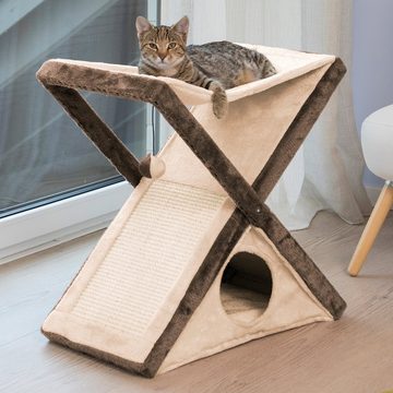 ABUKI Katzen-Hängematte »Katzenhöhle Criss-Cross«, BxTxH: 60x36x60 cm