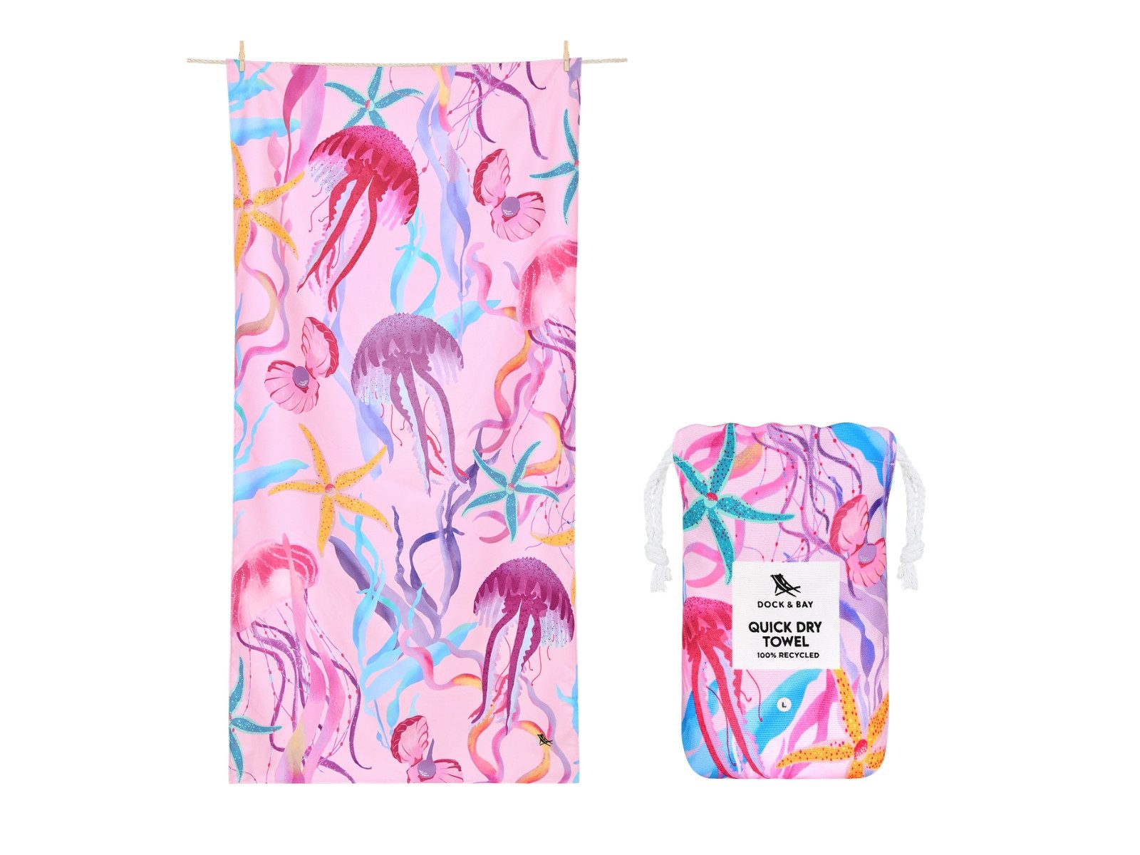 Dock & Bay LTD c/o Strandtuch Kids Beach Towel L Ready for this Jelly 160x90cm, Polyester (TOWLB-KID-LG-JELLY)
