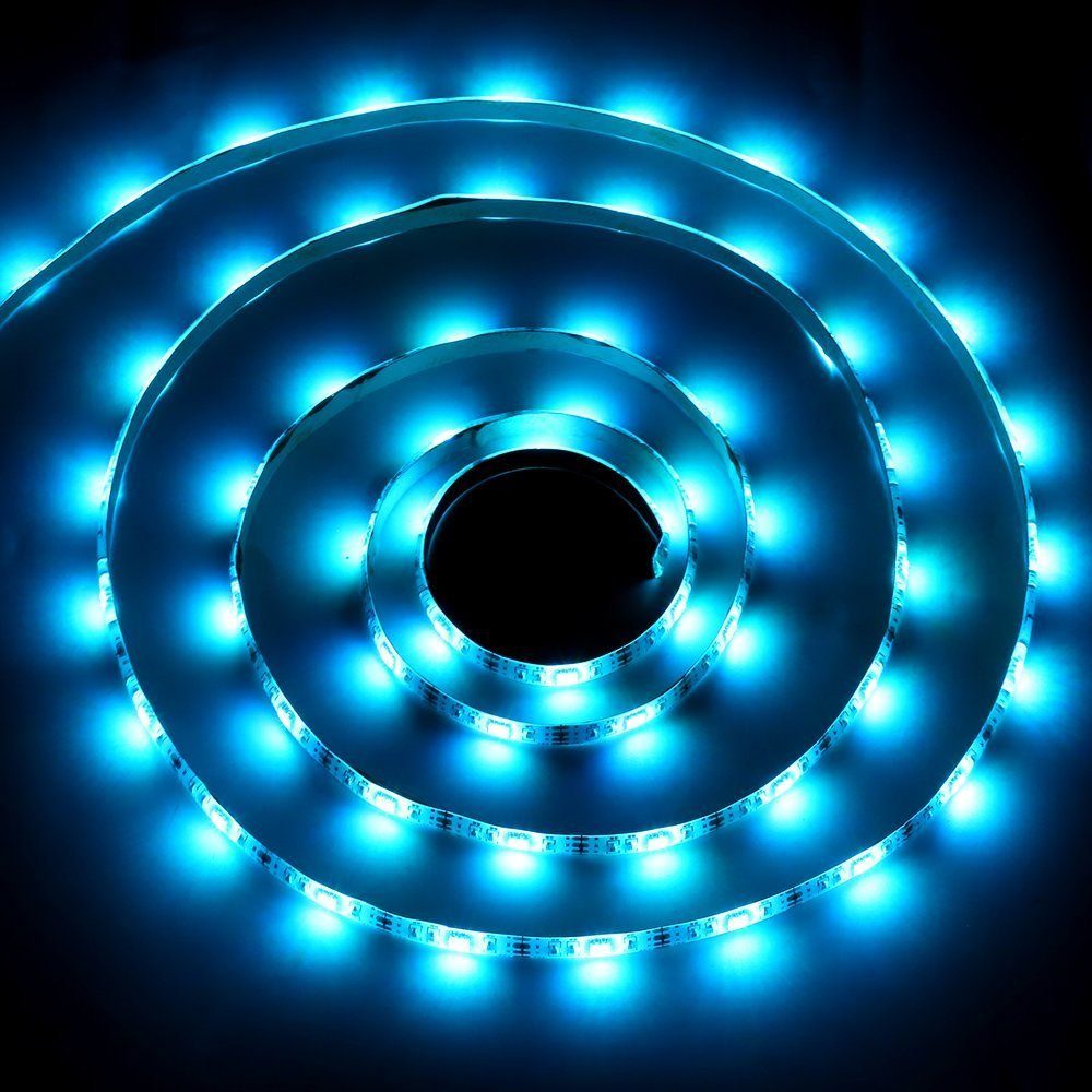 Strip IR-Fernbedienung, Streifen, Farben LED LED LED-Streifen Millionen 5050 mit mit SMD LETGOSPT Tasten RGB LED-Lichterketten 24 16 1M LED Stripe